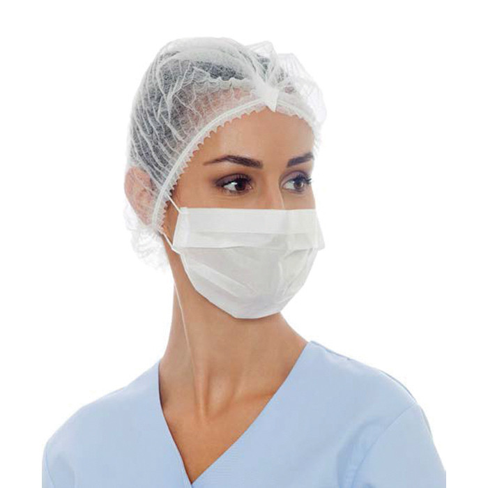 MASQUE PAP 1P BLANC X 100