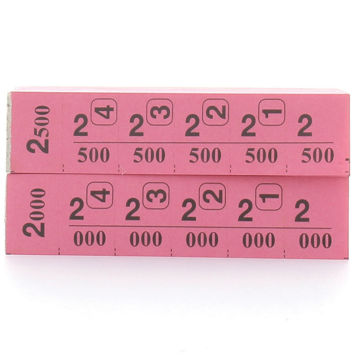 TICKET UTILE ROUGE X1000