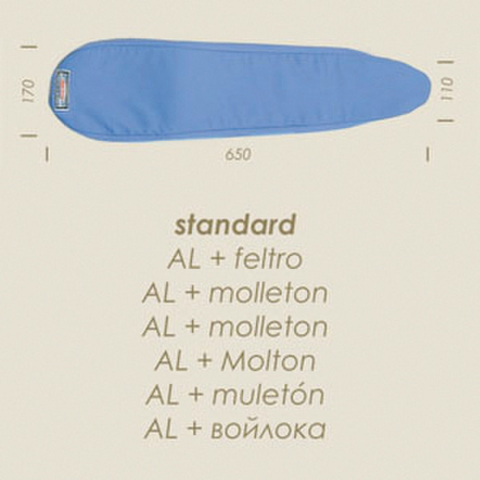 HOUSSE JEANNET COMP 650MM CIEL