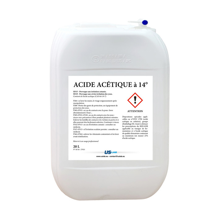 ACIDE ACETIQUE 14° 5L